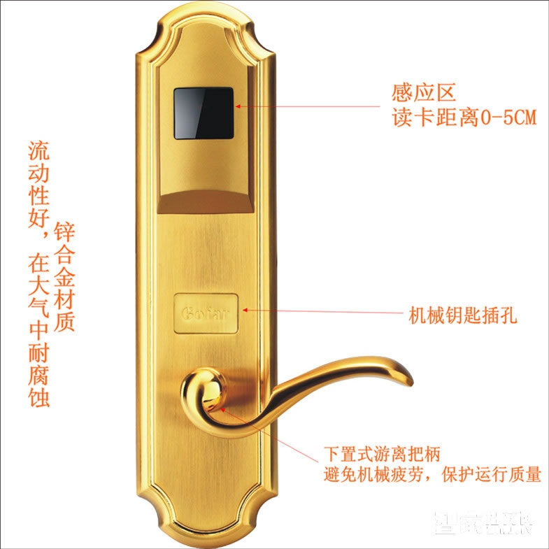 远为智能锁 不锈钢智能酒店锁 家用大门智能门锁