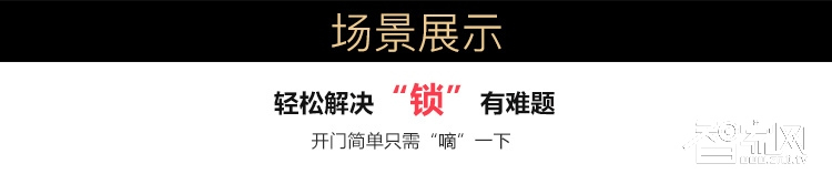 阿斯丹盾电子密码锁 智能指纹锁 上提反锁