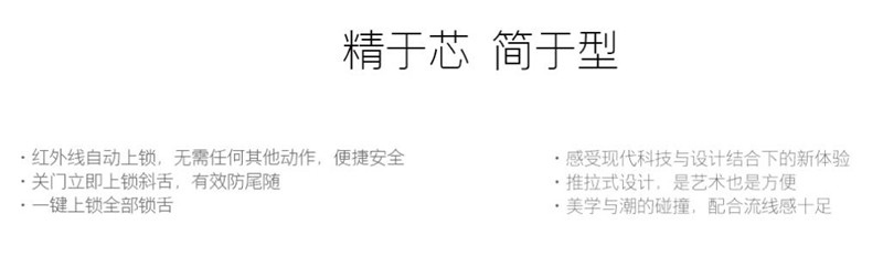 朗凯斯推拉式全自动智能锁 智能防盗指纹锁