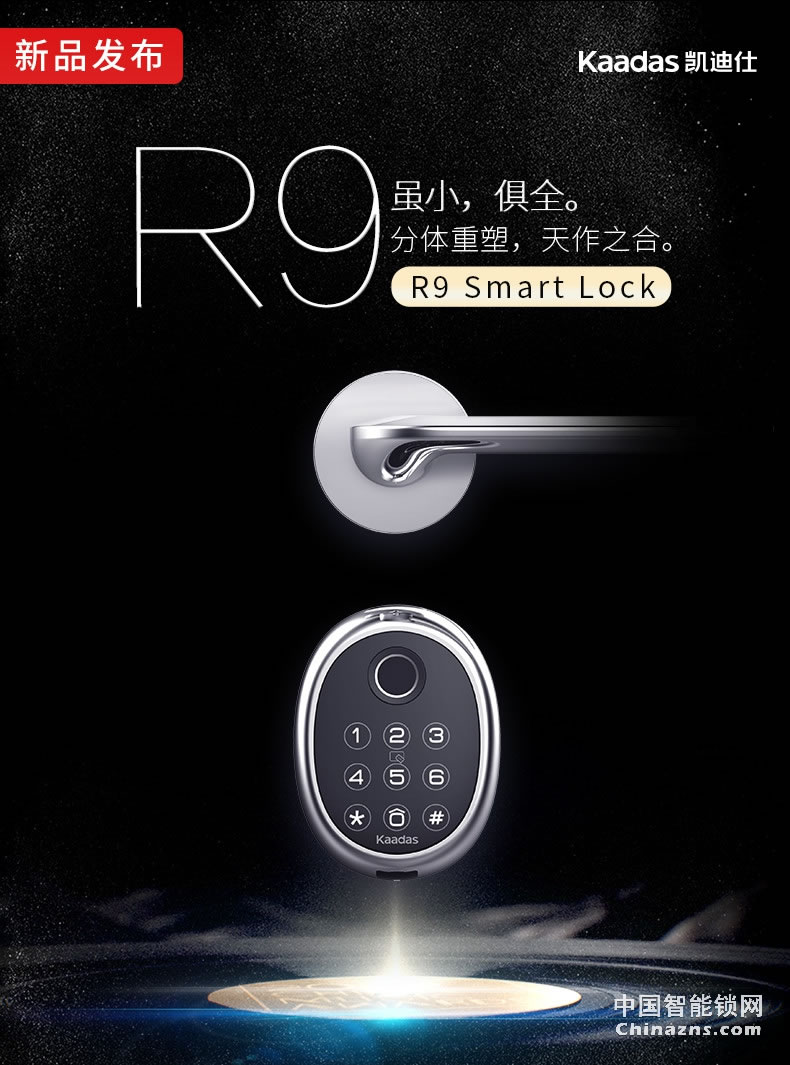 凯迪仕R9智能锁 室内分体锁 密码锁电子锁