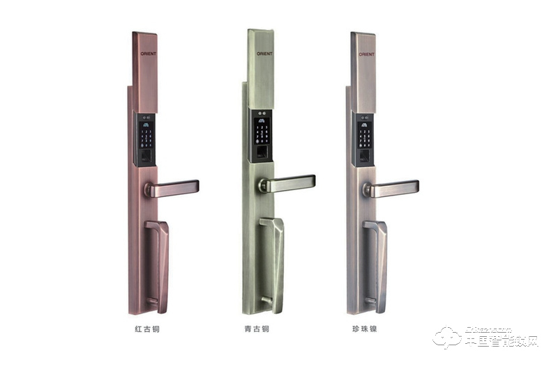 奥联智能锁 滑盖指纹密码锁 家用防盗门智能锁