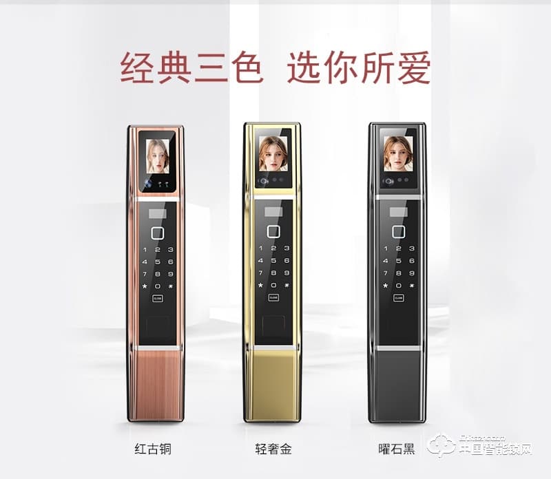 梵格尔人脸识别智能锁 家用智能防盗锁 智能指纹密码锁