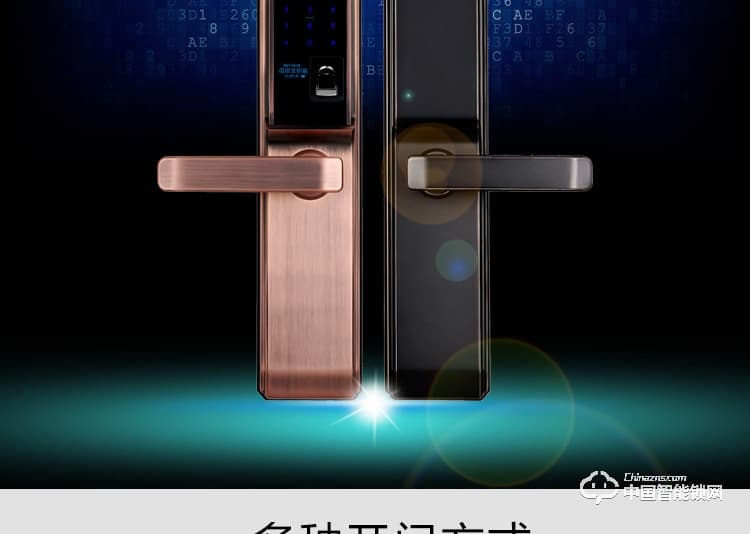 梵格尔指纹锁 防盗门智能锁密码刷卡电子锁