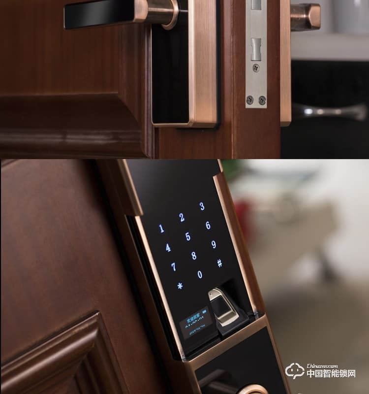 梵格尔指纹锁 家用防盗门电子锁远程智能门锁密码锁