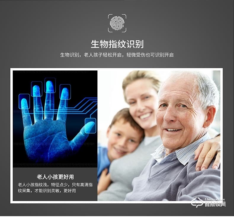 卡贝智能锁 家用防盗门密码锁