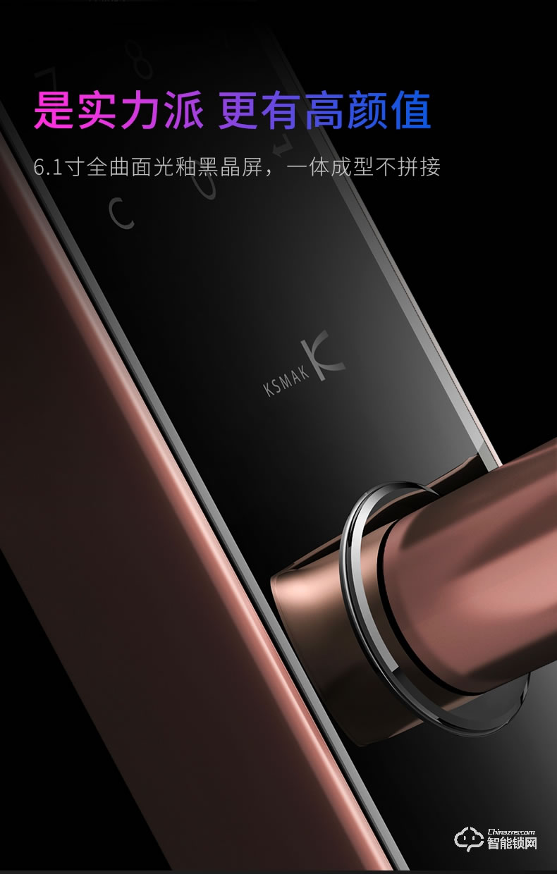 金指码智能锁 SK1一握开家用磁卡锁密码锁