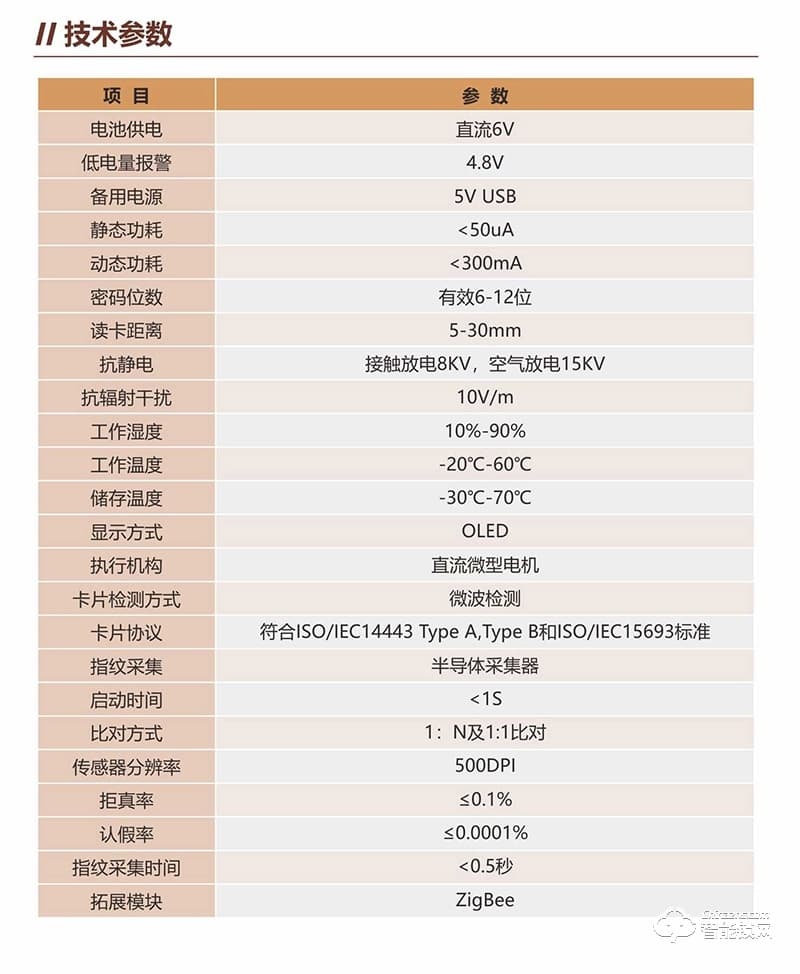 比格汉斯智能锁 M3全自动智能指纹密码锁