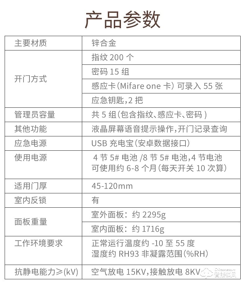 必达智能锁 L3MFT家用滑盖防盗门电子锁密码锁