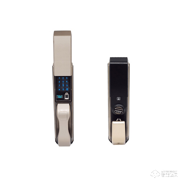 家安芯智能锁 z-03A滑盖指纹密码锁