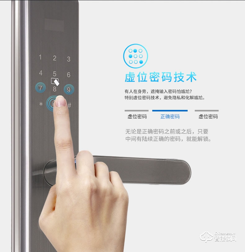 超人智能锁 L3家用防盗门直板指纹智能锁