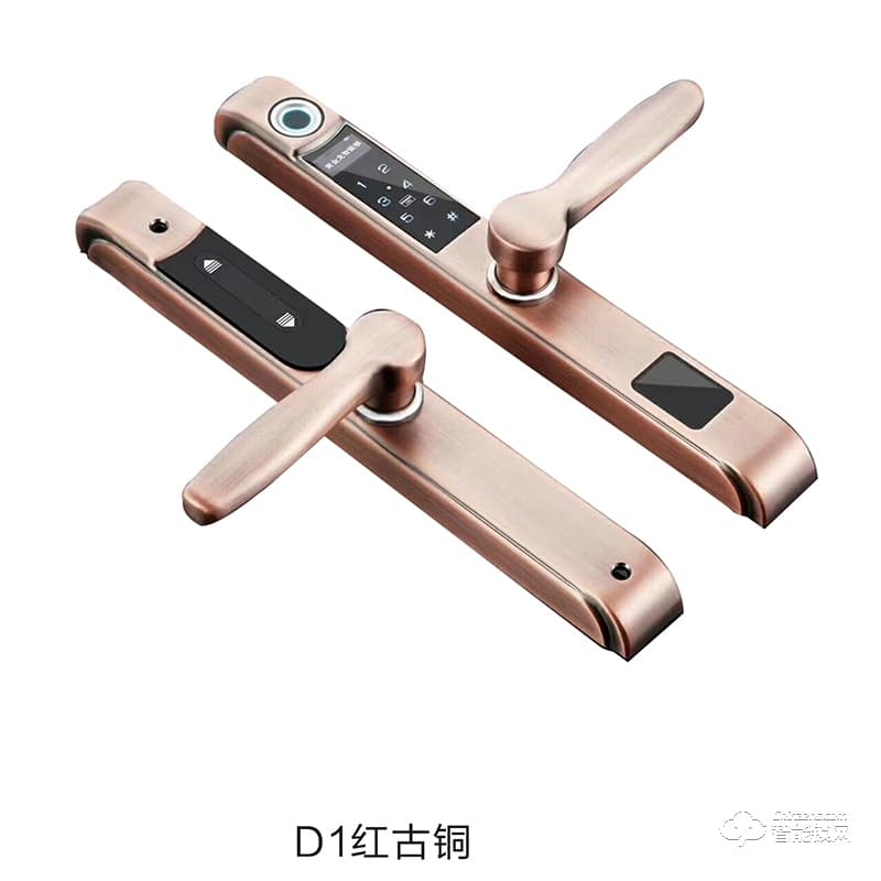 黄金龙智能锁 D1酒店公寓指纹密码锁