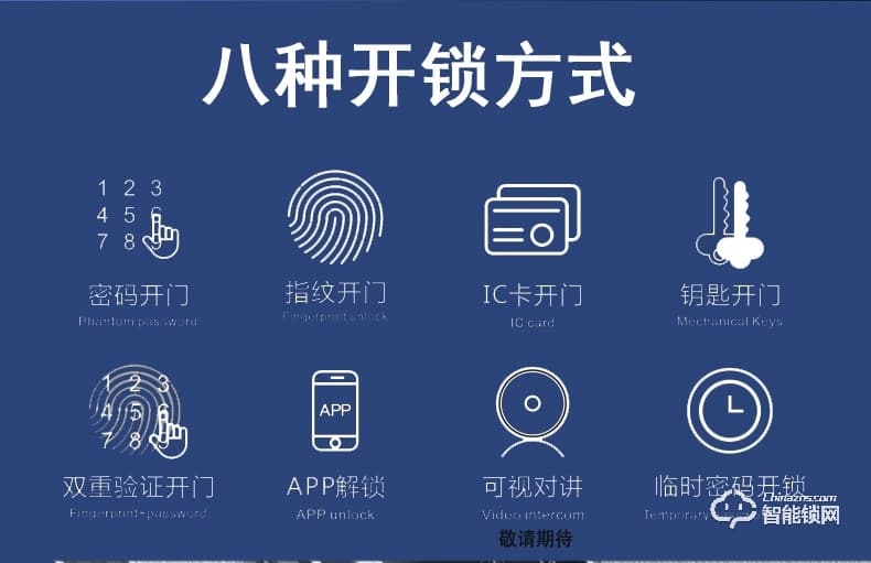 博乐图智能锁 KF-888宇宙之光全自动智能锁指纹