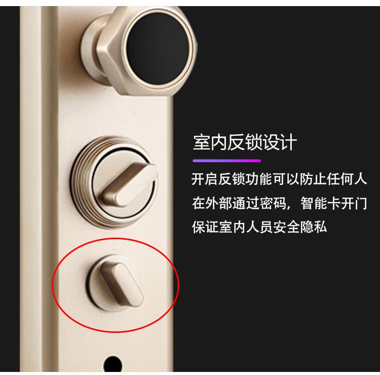 爱尔家智能锁 R3人脸识别全自动智能锁