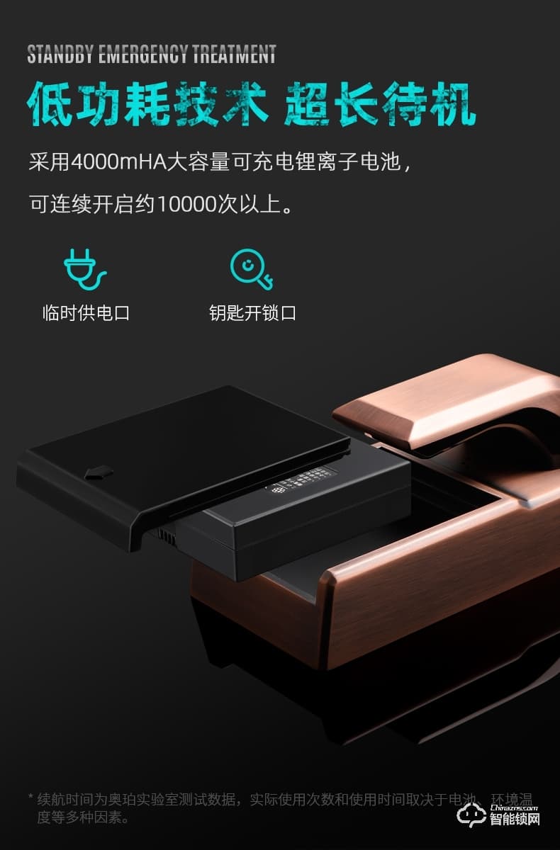 奥珀智能锁 A6全自动指纹锁防盗门锁