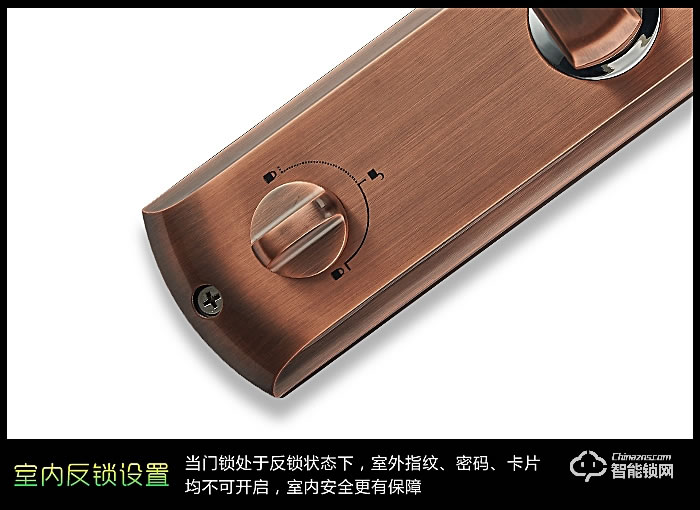 雅尼斯智能锁 家用指纹锁指纹密码锁