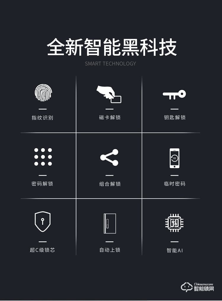 皇家金盾智能锁 S5全自动家用防盗门锁