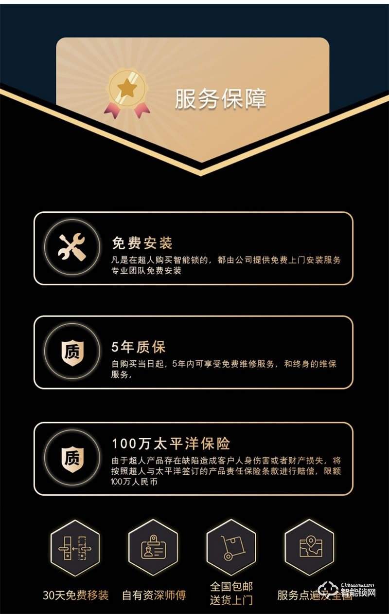 超人智能锁Q3-M 可视猫眼智能锁