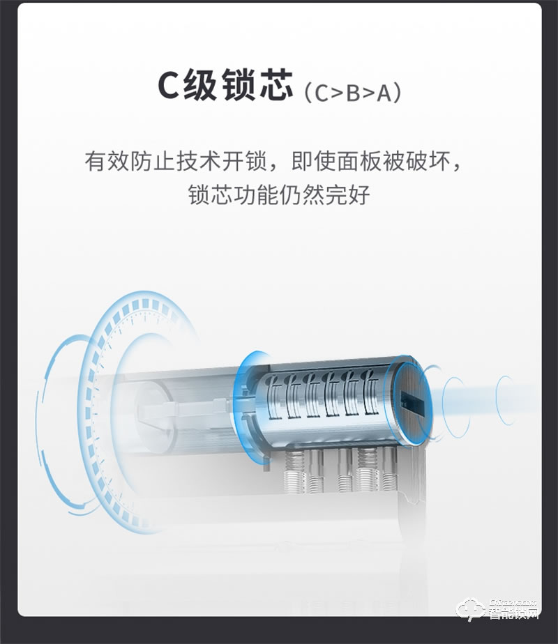 凯迪仕K20-W 全自动指纹锁家用防盗门智能门锁