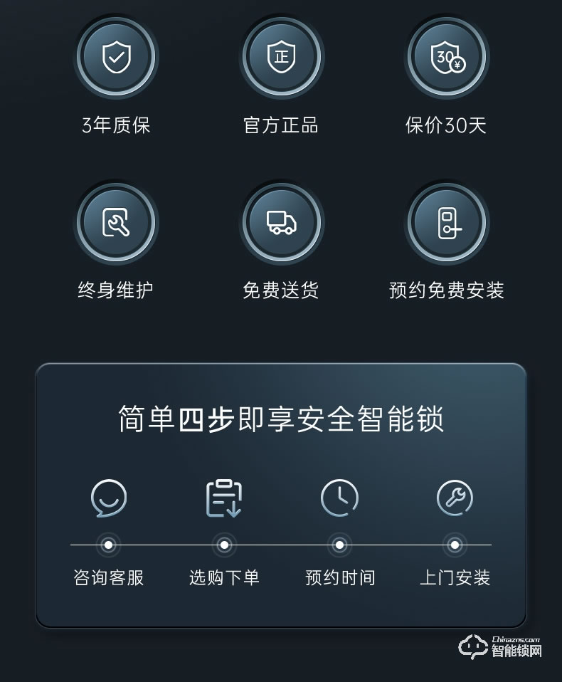 王力智能锁XD107 指纹锁家用防盗门密码锁