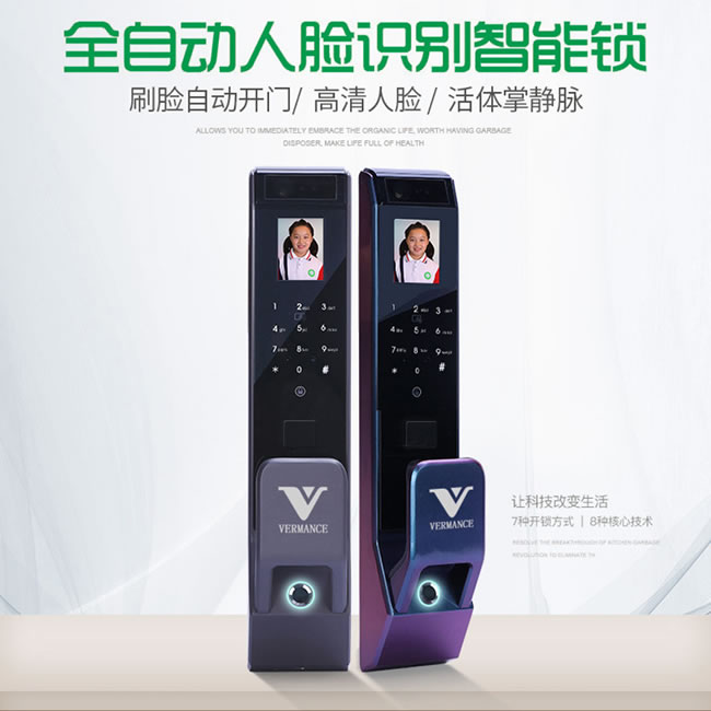 维曼斯智能锁 V10全自动人脸识别智能锁